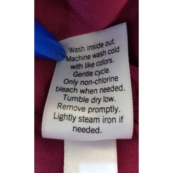 Nine West Velvet Mini Dress Burgundy Velour LARGE Comfort Wear Leisure Party - Picture 10 of 16